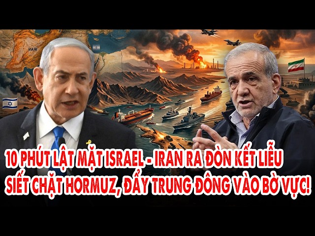 10 minutes of betrayal: Israel and Iran deliver the final blow, tightening their grip on Hormuz a...