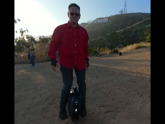 Hollywood Sign 360 VR Electric Unicycle