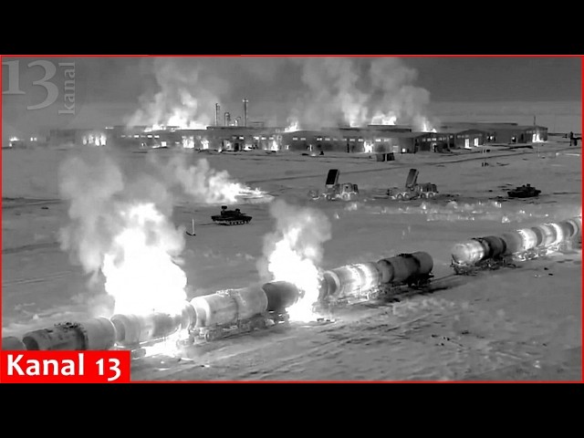 Ukraine launched strikes on Shahed drone storage facility, airfield in Russia, fuel tanks in Luhansk