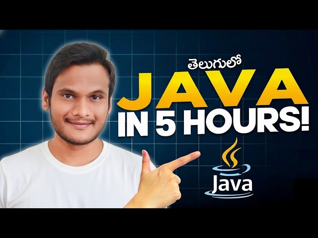 Java Full Course For Beginners|| Telugu || Zero To Hero 🚀
