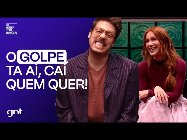 Giovanna Ewbank and Bruno Gagliasso in: Million Dollar Charms | What's the Story, Porchat? | GNT