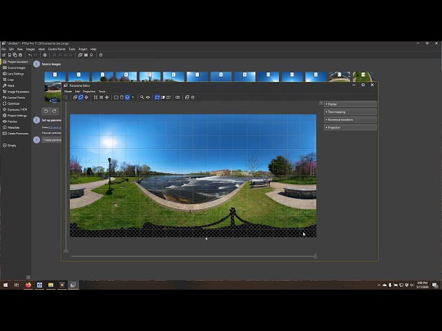 HDR pano with PTGui and we fix the nadir