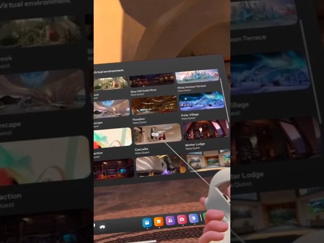How to change background in Oculus Meta Quest