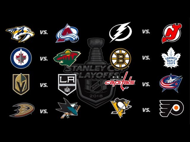 2018 Stanley Cup Playoffs - All Goals - Round 1