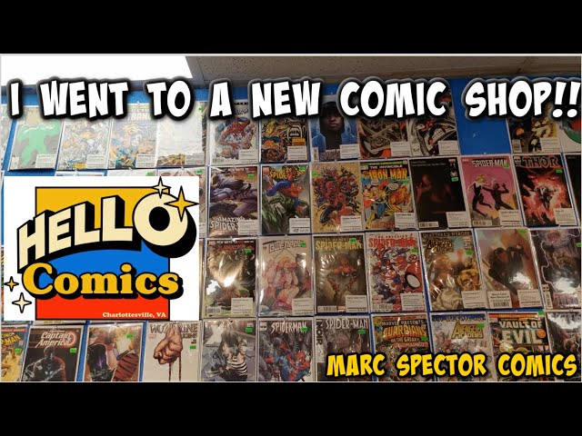 I WENT TO A NEW COMIC SHOP!! | HELLO COMICS