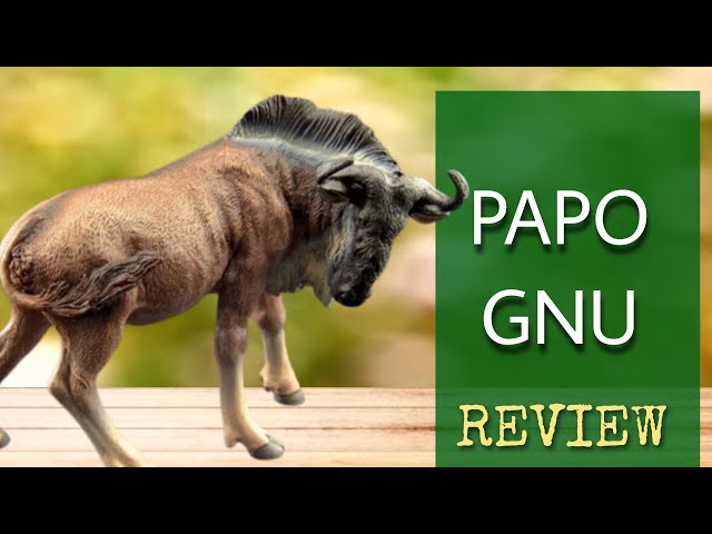 The  Papo Gnu Or Wildebeest 😍 Fast & Closer review / Animal figurines & Toys