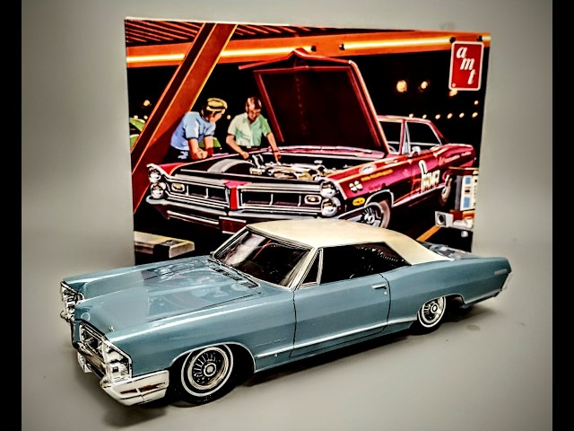 1965 Pontiac Grand Prix 421 4n1 1/25 Scale Model Kit Build How To Assemble Paint Vinyl Top Interior