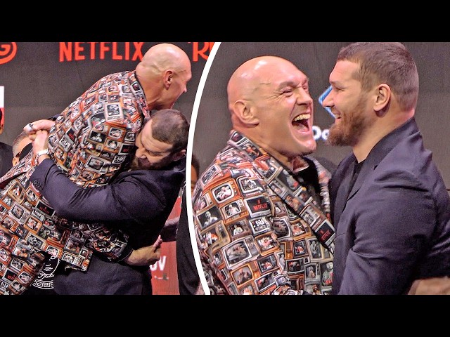 FACE OFF: Tyson Fury vs. Arslanbek Makhmudov • BEAR HUG!! | Netflix Boxing