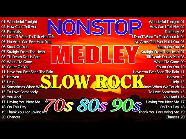 Slow Rock Love Songs Collection 70s 80s 90s | Nonstop Slow Rock Pinoy Medley 🎶 Best Luamang Tugtugin