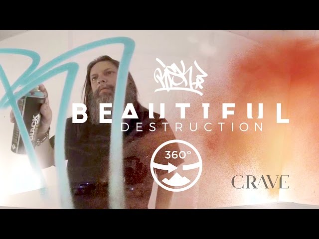360 VIDEO | Graffiti Icon RISK On "Beautiful Destruction"