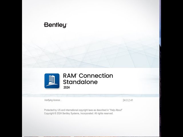 Bentley RAM Connection v24 00 02 41