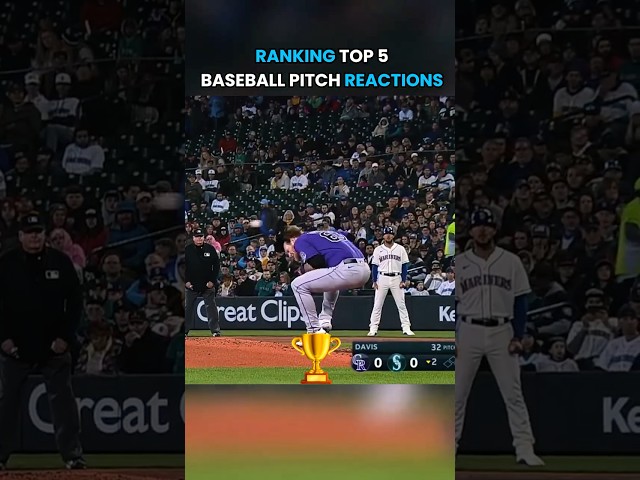 RANKING THE BEST BASEBALL REACTIONS #baseball #mlb #sports