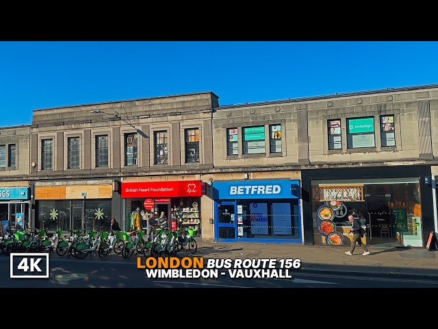 South London by Bus Like You’ve Never Seen It 🏙️ | Route 156 (4K POV)