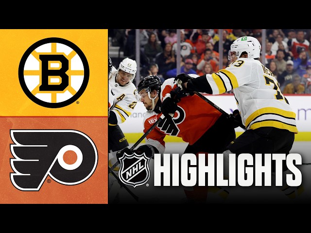 Bruins vs. Flyers | NHL Highlights | April 05, 2026