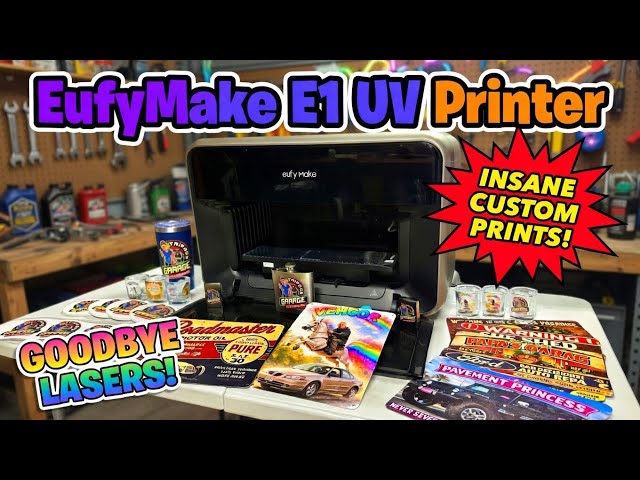 EufyMake E1 UV Printer Custom Prints