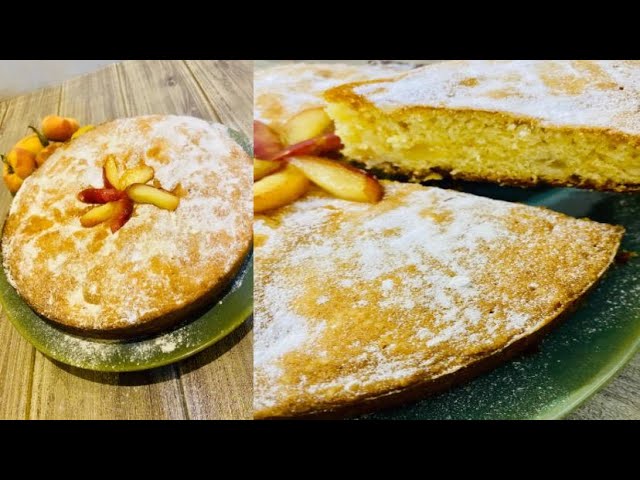 Peach cake/كيكة الخوخ