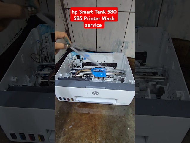 hp Smart Tank 580 585 Printer Wash service All-in One Color printer
