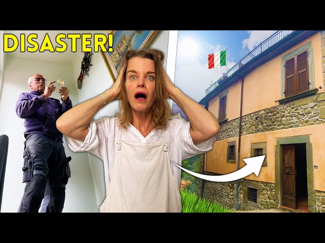 Disaster Day in Italy! A 24-Hour Emergency ALONE in TUSCANY