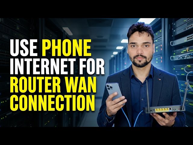Use Phone Internet on Router 😳 Ethernet Tethering Trick!