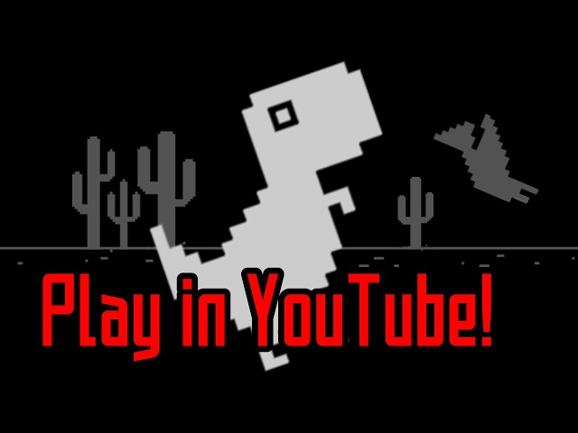 This Video is a Game | Dino Run