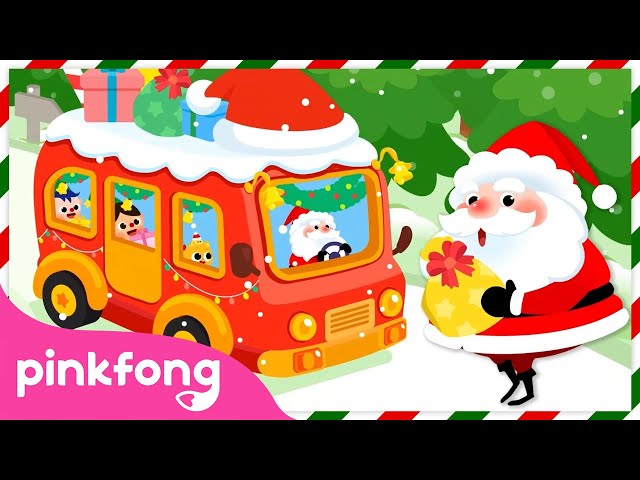 Christmas Wheels on the Bus 🎄🚌 | X-Mas Special Compilation | Pinkfong Official