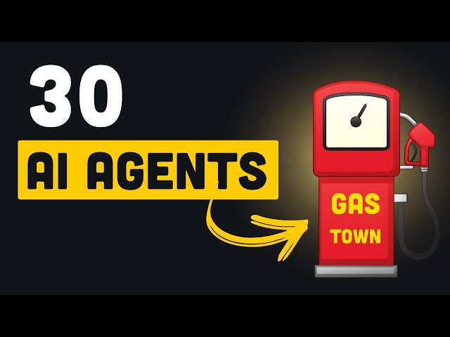I Let 30 AI Agents Loose in My Repo (Gas Town)