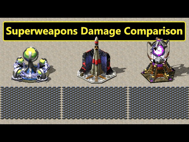Superweapons Damage Comparison - Red Alert 2