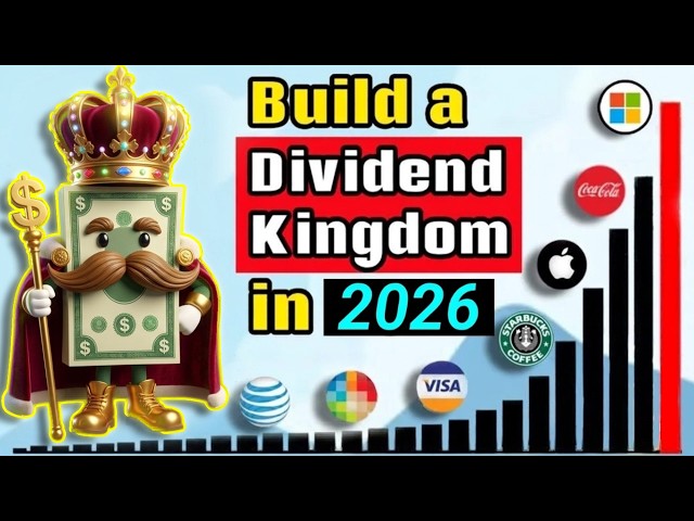 How To Turn Your Portfolio into a Dividend Kingdom in 2026! 👑