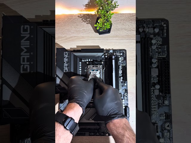 Building a PC: CPU, RAM & Motherboard Install 🔧🔥 #gaming #gamingcomputer #rtx4060 #gamingpc