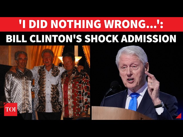 'I SAW NOTHING, EXCEPT...': Bill Clinton Drops Bombshell After Epstein Deposition | Watch