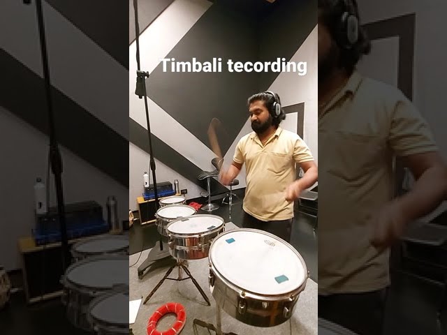 Timbale drums solo Rototom Recording