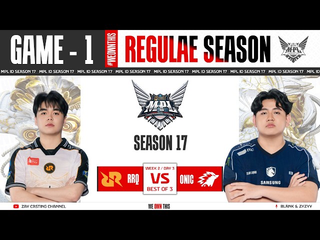 [Game - 1] RRQ HOSHI Vs TEAM LIQUID ID | MPL ID S17