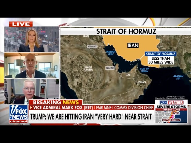 "The Iranians Have Shown Their True Stripes" | JINSA's Vice Admiral (ret.) Mark Fox on Fox News