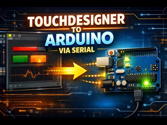 Communicating FROM TouchDesigner TO an Arduino via Serial