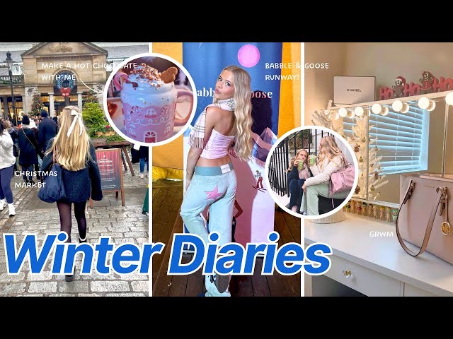 WINTER DIARIES❄️ school day in the life | modelling | christmas market🎄