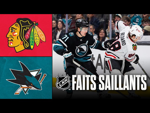 Blackhawks vs Sharks | 06/04/26 | Faits saillants