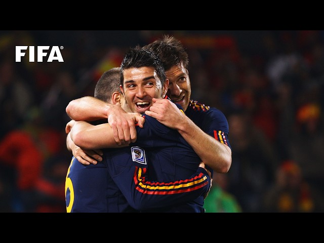 Every David Villa Goal at the World Cup | Spain (2006-2014)