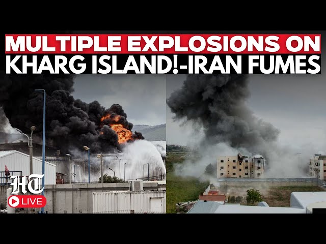 Iran War Live News | Multiple Explosions Rattle Kharg Island: Report | Strait of Hormuz | US News