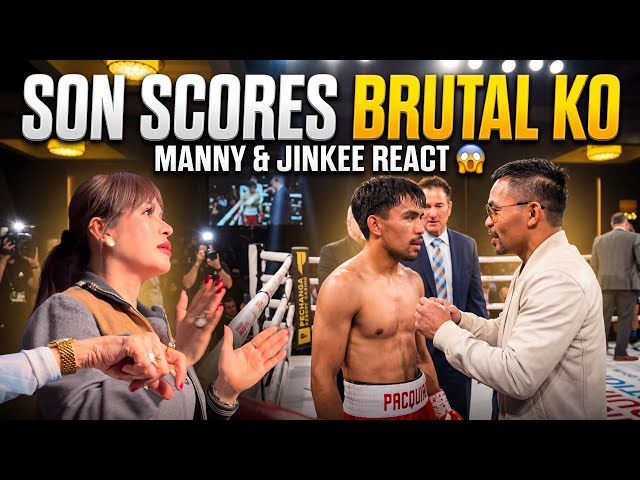 Manny & Jinkee React as Son Scores SHOCKING KO 😱
