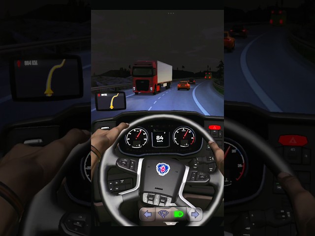 Scania truck driving 4K video | Truck Simulator Ultimate #game #games #truck #simulator #gameplay