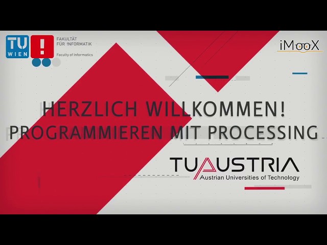 [Kapitel 1] Herzlich willkommen Programmieren mit Processing