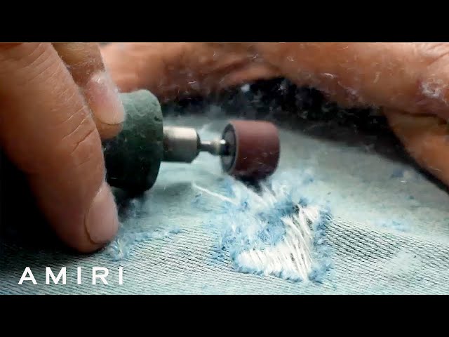 The Making of the AMIRI Bruised Relaxed Jean
