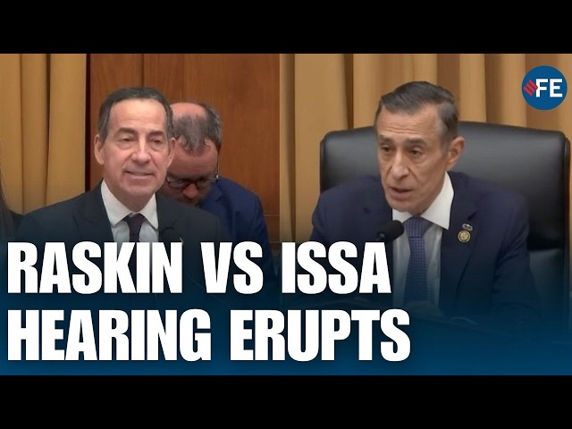 Fiery Clash Between Raskin And Issa Erupts During Heated House Hearing | US NEWS