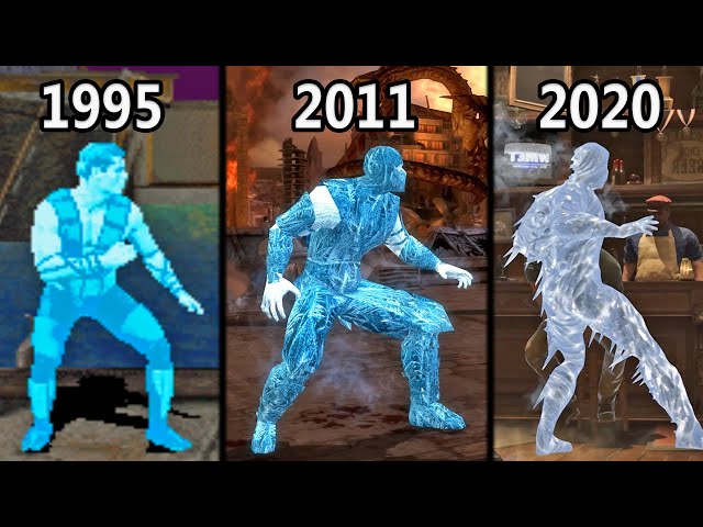 Evolution of Sub-Zero's Ice Clone (1995-2020)