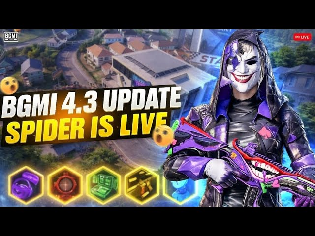 BGMI 4.3 Update – New Features & Gameplay 🚀 #bgmilive #shorts #newupdate