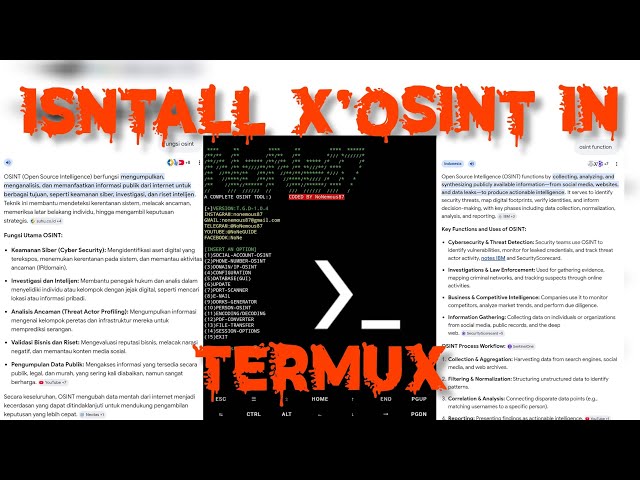 How to install X-osint in TERMUX