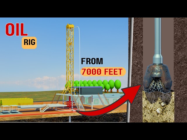 How Do Oil Rigs Work? Drilling, Casing, Mud & Blowout Prevention in 3D