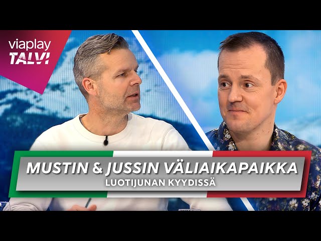 Mustin ja Jussin väliaikapaikka | Luotijunan kyydissä