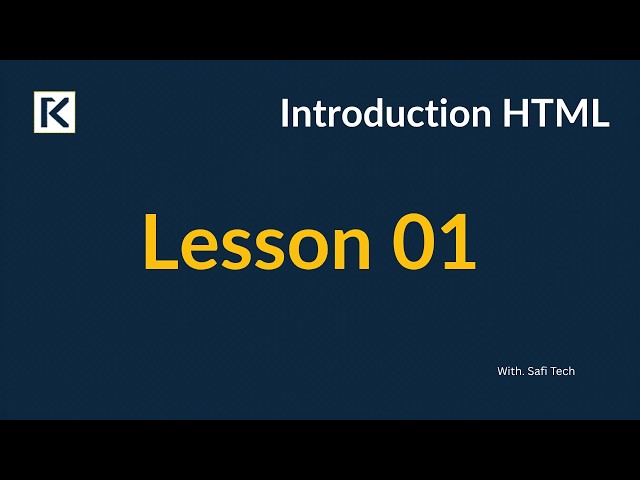 Web Design Full Course for Beginners | 1. Introduction to HTML