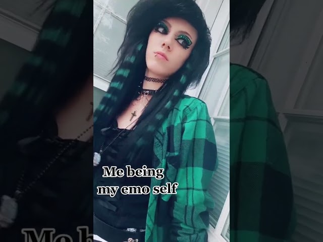 Emo vs Who I also wanna be #shorts #glowup #transformation #trending
